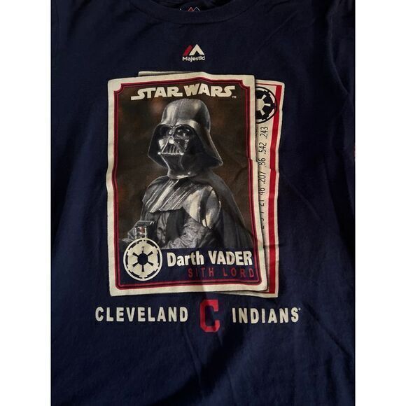 Majestic Star Wars‎ Cleveland Indians Short sleeve size 6/7 - Picture 2 of 4